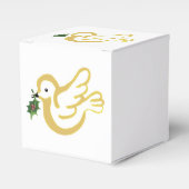 kerstvrededoven bedankdoosjes (Voorkant Zijde)