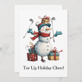 Kerstvreugde begint hier! feestdagenkaart (Voorkant / Achterkant)