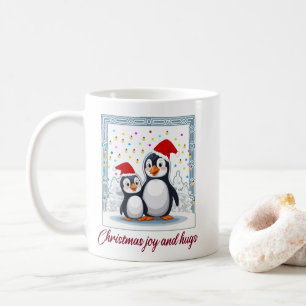 Kerstvreugde en knuffels koffiemok