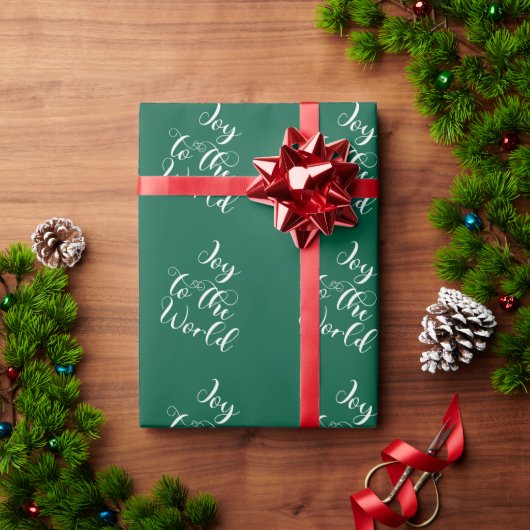 Kerstvreugde groen cadeaupapier (Feestdagen Geschenken)