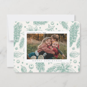Kerstvreugde Kerstmis Familie Foto Kerstkaart