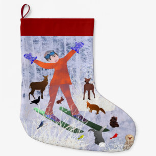 Kerstvreugde LeeMarie's Creative Design Grote Kerstsok
