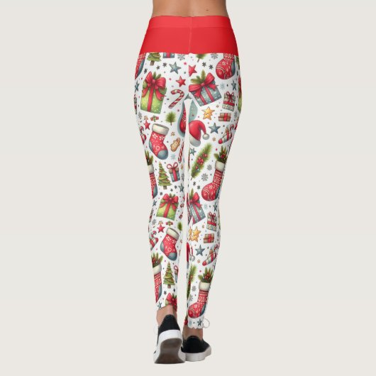 Kerstvreugde Leggings (Achterkant)