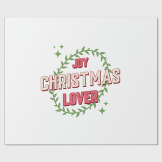 Kerstvreugde Liefhebber Cadeaupapier