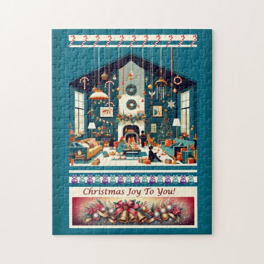 KERSTVREUGDE VOOR JOU! LEGPUZZEL (Verticaal)