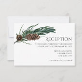 Kerstvreugde | Watercolor Winter Ontvangstkaart Kaart (Voorkant)