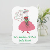 kerstVrijgezellenfeest Kaart (Staand voorkant)