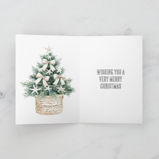 Kerstvrouw in Santa Hat Kaart (Binnen)