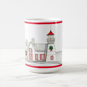 Kerstvuurtoren 1 koffie-Mok 15 oz Koffiemok