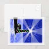 Kerstvuurtoren ansichtkaart feestdagenkaart (Voorkant / Achterkant)