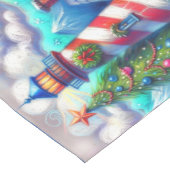 Kerstvuurtoren Nautische Kustberg Medium Tafelloper (Hoek)