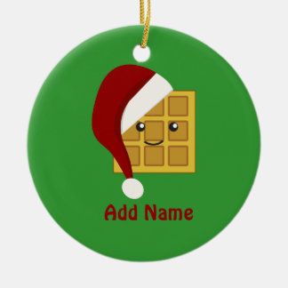 kerstwafel keramisch ornament