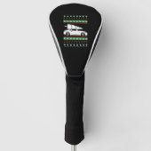kerstwagen golfheadcover (Voorkant)