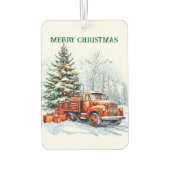 kerstwagen luchtverfrisser (Achterkant)