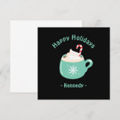 Kerstwarme chocolade (Voorkant / Achterkant)