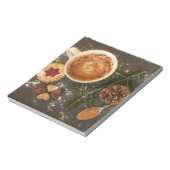 Kerstwarme chocolade notitieblok (Gedraaid)