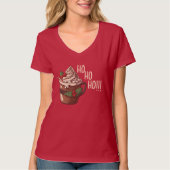 Kerstwarme chocolade t-shirt (Voorkant)