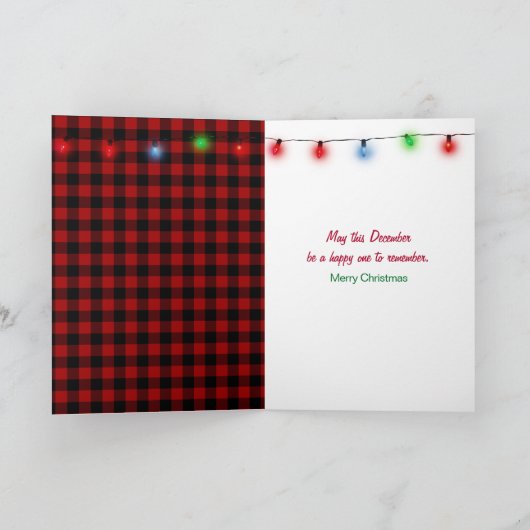 Kerstwarme chocolademelk met snoepriet feestdagen kaart (Binnen)