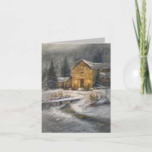 "Kerstwarmte" Kaart (Voorkant)