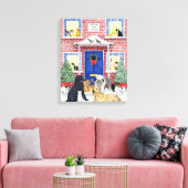 kerstwarmth canvas afdruk (Insitu (Woonkamer))