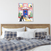 kerstwarmth canvas afdruk (Insitu (Slaapkamer))
