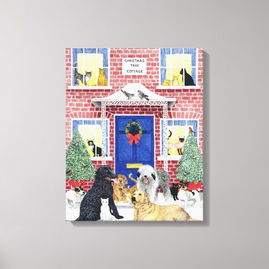 kerstwarmth canvas afdruk (Voorkant)