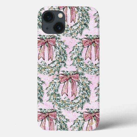 kerstwaterverf 9 Patroon Case-Mate iPhone Case (Achterkant)