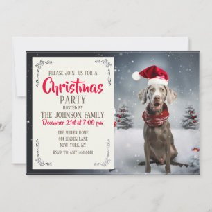 kerstweimaraner Dog Kaart