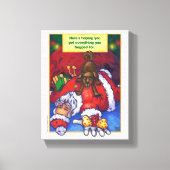 kerstwens canvas afdruk (Voorkant)