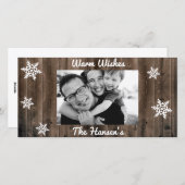  kerstwens feestdagenkaart (Voorkant / Achterkant)