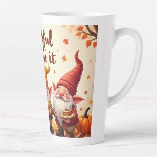 Kerstwens kabouter latte mok (Rechts)
