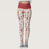 kerstwens leggings (Voorkant)