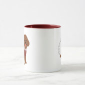 Kerstwens met poedel mok (Midden)