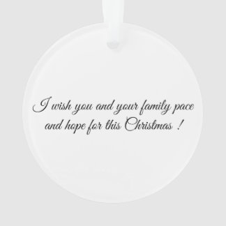 kerstwens ornament