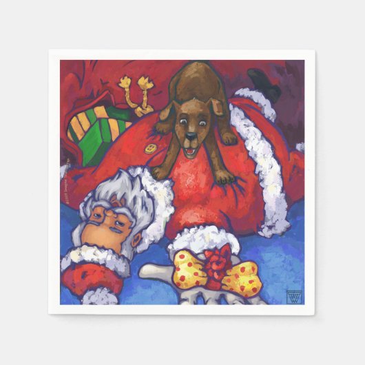 kerstwens servetten (Voorkant)