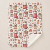 kerstwens sherpa deken (Voorkant)