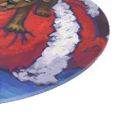 kerstwens snijplank (Hoek)