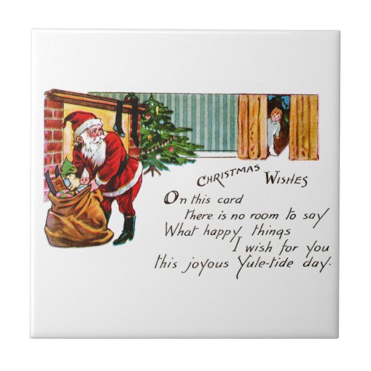 kerstwens tegeltje (Voorkant)