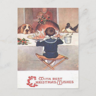Kerstwensen 1906 Kerst Briefkaart