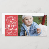 Kerstwensen Collectie Feestdagenkaart (Voorkant / Achterkant)