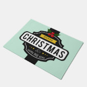 Kerstwensen deurmat (Schuin)