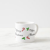 Kerstwensen Espresso Mok (Voorkant rechts)