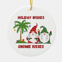 Kerstwensen, Gnoomkusjes met 2 Gnamen op een