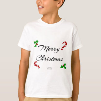 Kerstwensen Jongens Wit T-shirt
