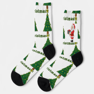 Kerstwensen Kerstman Cadeau Premium Crew Super Sokken