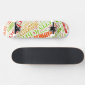 kerstwensen skateboard (Horizontaal)