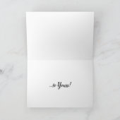 Kerstwensen van flamingo's van onze zwerm kaart (Binnen)