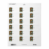 kerstwensen van het  Label voor kerstcadeaus (Full Sheet)