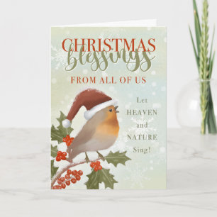 Kerstwensen van ons allemaal kaart