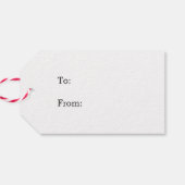 Kerstwensen & Veel kussen cadeau labels Cadeaulabel (Achterkant Horizontaal)